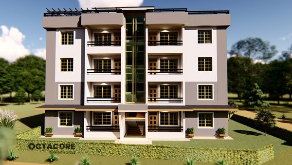 Modern Apartment Design in Kisumu Plus Feasibility Study