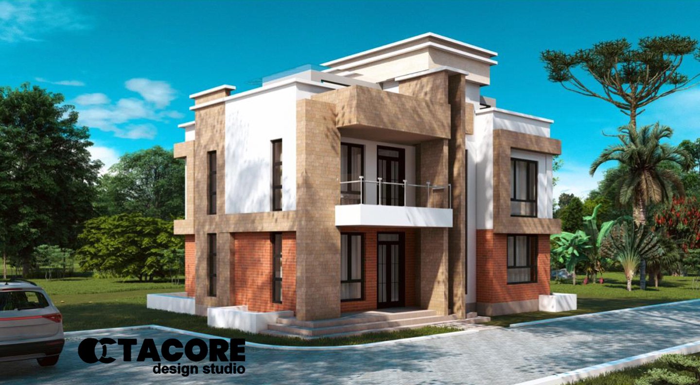 Kitengela 4 Bedroom Maisonette House Design in Kenya